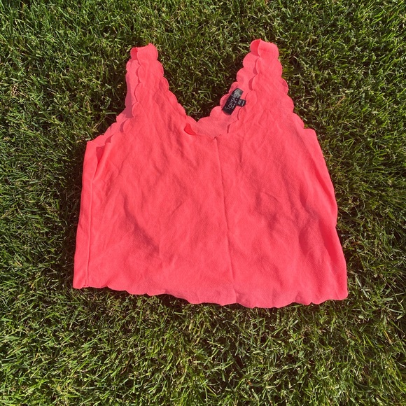 TopShop Pink US 4 Crop Top - Picture 3 of 5